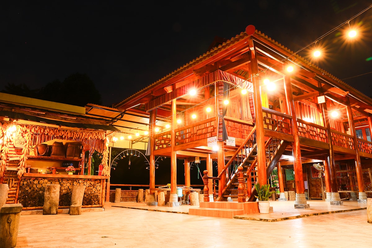 Du lịch cộng đồng homestay bản Long Thắng, xã Hạnh Dịch (Quế Phong). Ảnh: Đức Anh
