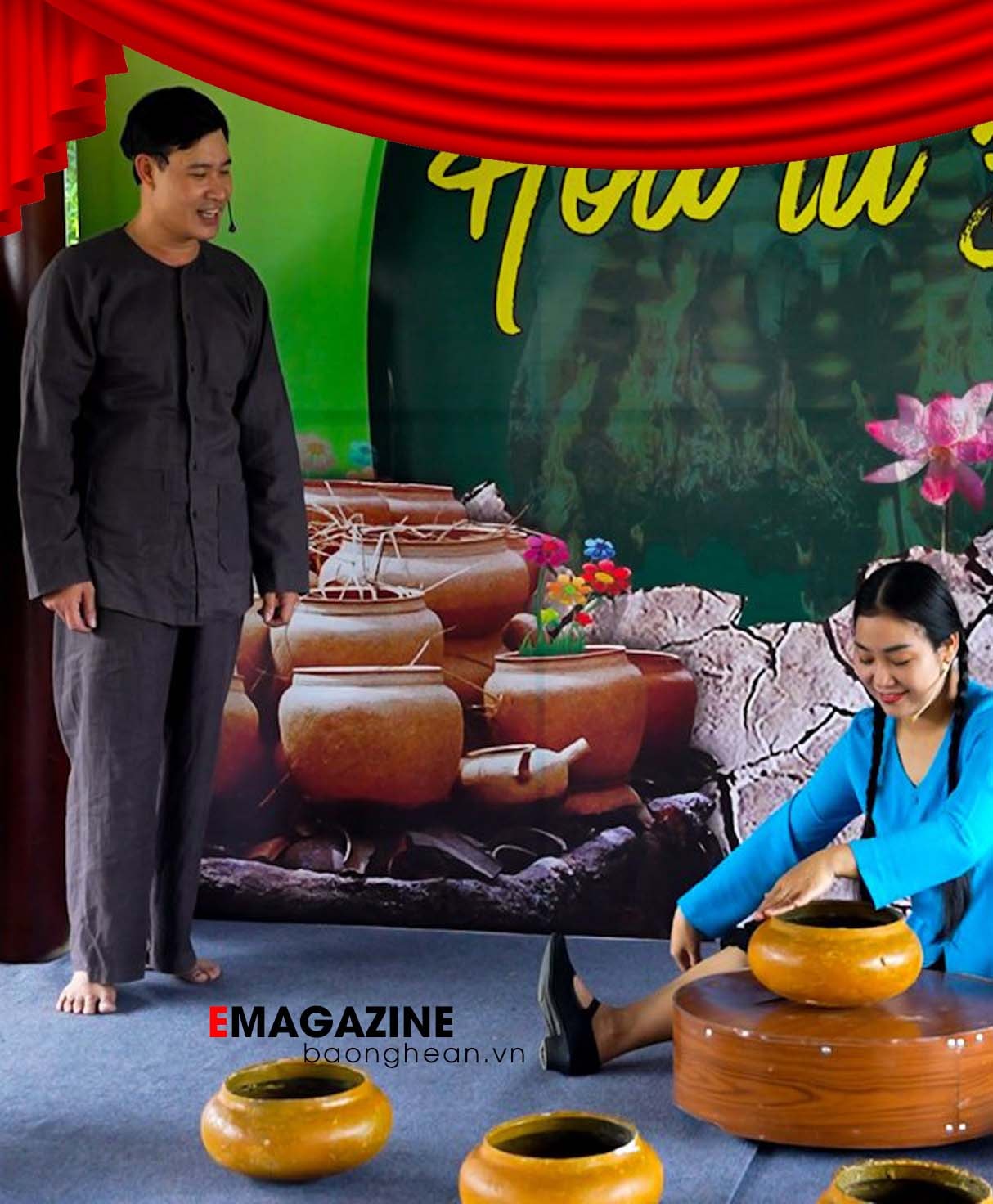 NSƯT Minh Thông có biệt tài thuộc kịch bản trong thời gian rất ngắn.