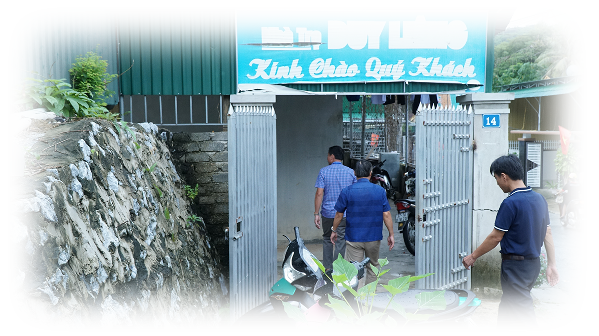 Một nhà trọ cho học sinh thuê ở thị trấn Thạch Giám (Tương Dương).