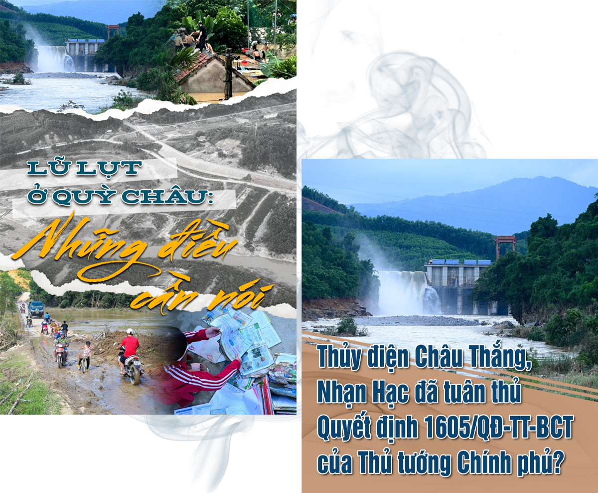 Bìa những bài viết liên quan đến trận lũ lụt lịch sử ngày 26, 27/9 trên Báo Nghệ An điện tử.