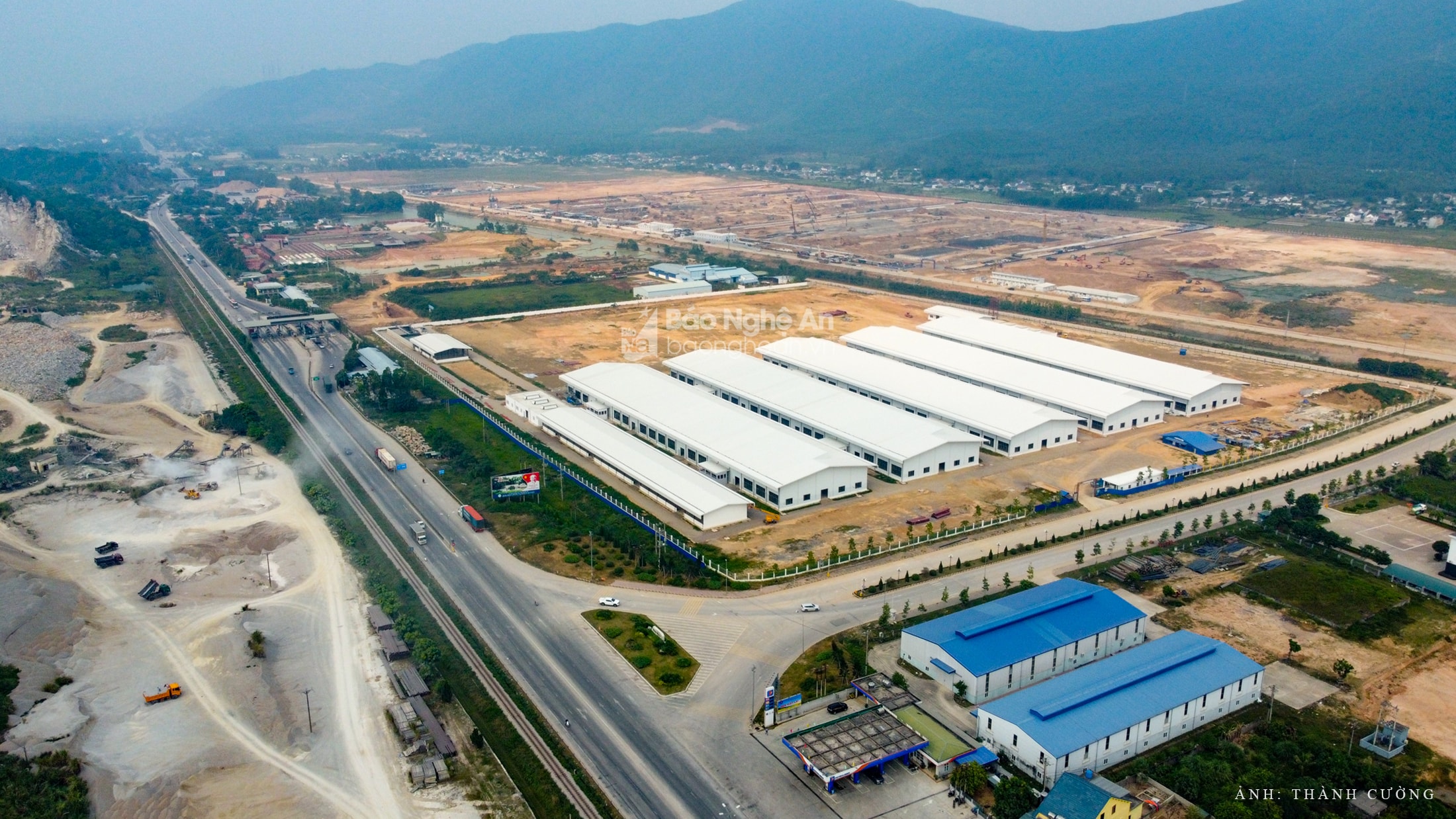 Khu công nghiệp Hoàng Mai. Ảnh: Thành Cường