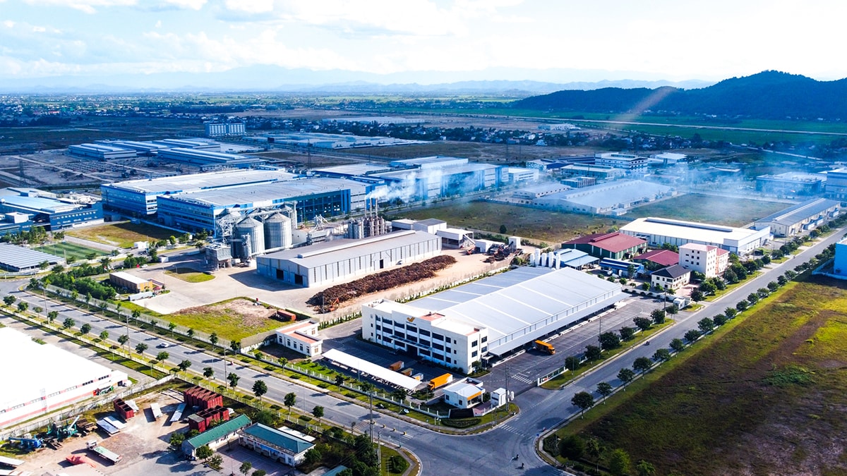 Một góc Khu công nghiệp VSIP. Ảnh: Thành Cường
