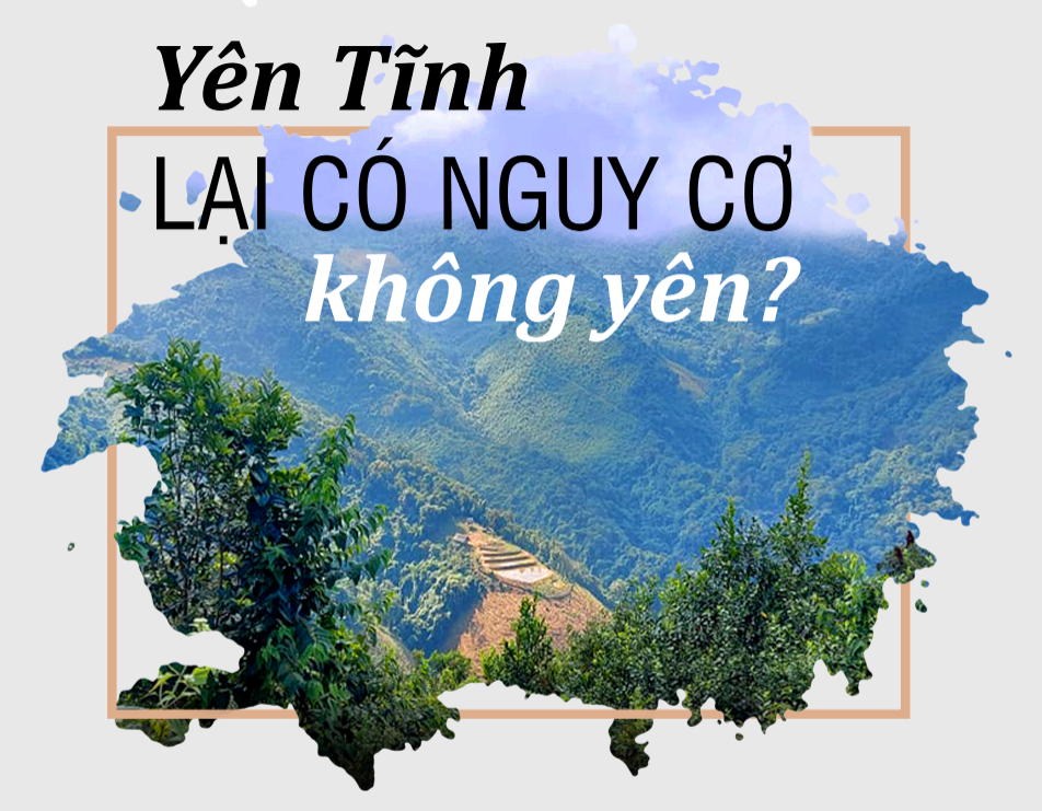 Bìa bài viết “Yên Tĩnh lại có nguy cơ không yên?” trên Báo Nghệ An điện tử ngày 13/1/2023.