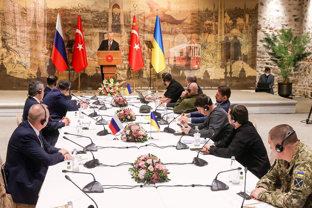 Cuộc đàm phán Nga-Ukraine ở Istanbul, tháng 3 năm 2022. Tass