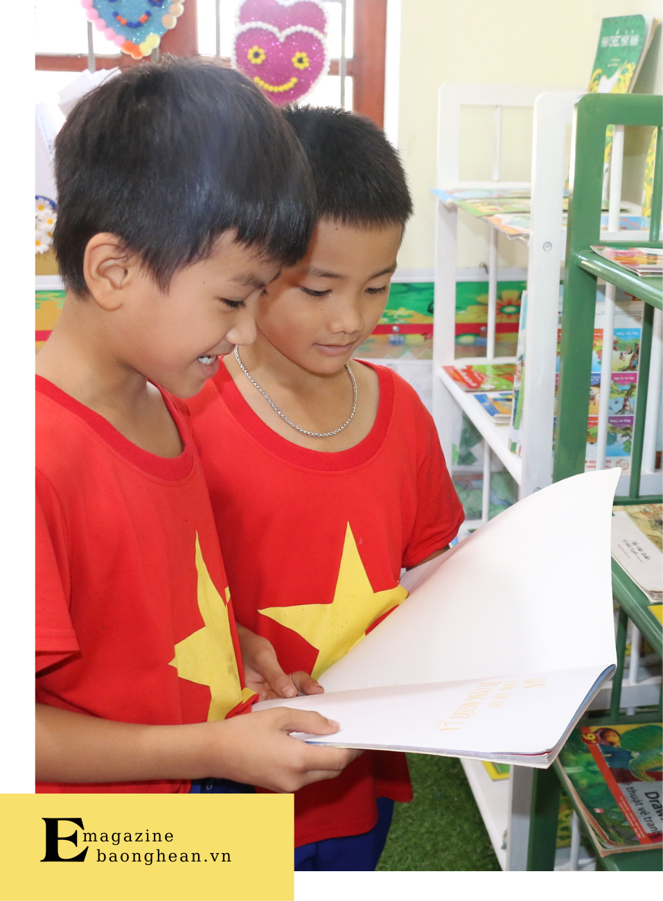 Học sinh Trường Tiểu học Nghĩa Lâm - Nghĩa Đàn.