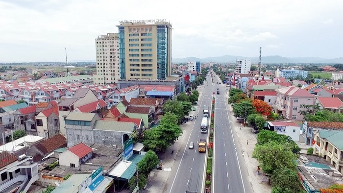 bna_Một góc thị trấn Diễn Châu. Diễn Châu phấn đấu trở thành đô thị loại IV vào năm 2025 và trở thành đô thị loại III (Thị xã) trước năm 2030.jpg