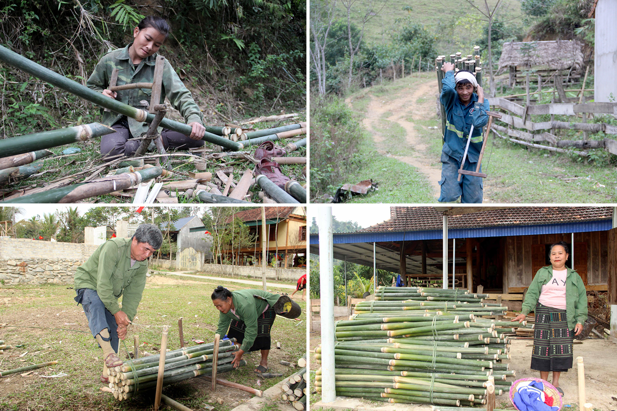 Các lâm sản phụ tạo sinh kế cho người dân vùng cao. Ảnh: Quang An