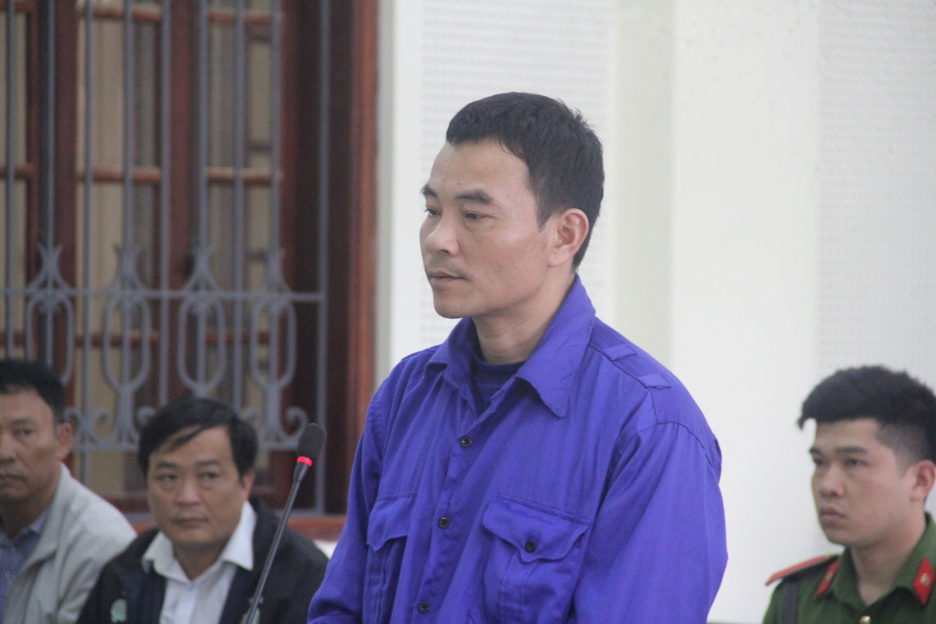 bna_Bị cáo Lê Đình Ngọc tại phiên tòa xét xử sơ thẩm. ảnh pv.jpg