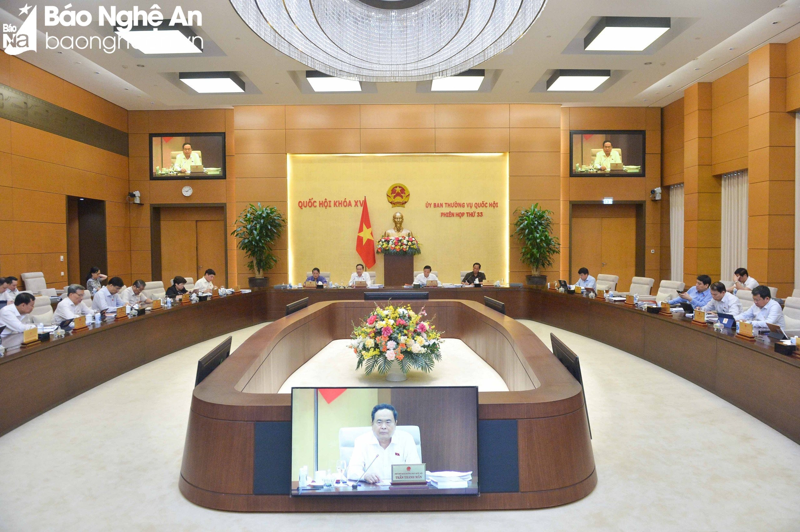 bna_Quang cảnh Kỳ họp thứ 33 của Ủy ban Thường vụ Quốc hội. Ảnh Lâm Hiển.jpg