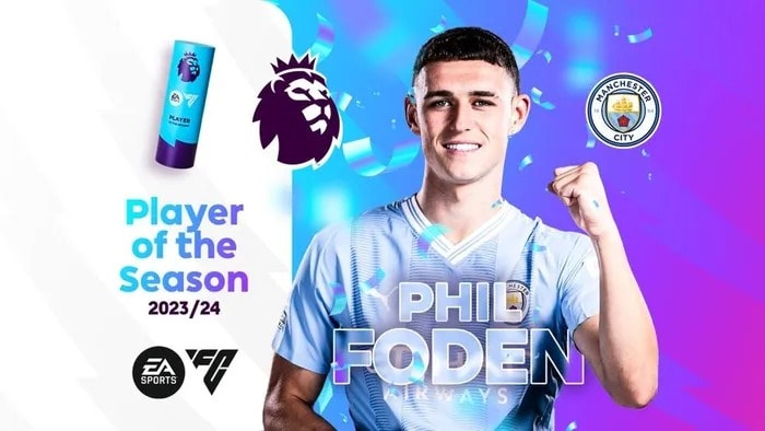 Foden được xướng tên cho giải thưởng Cầu thủ hay nhất Premier League 2023-24.jpg