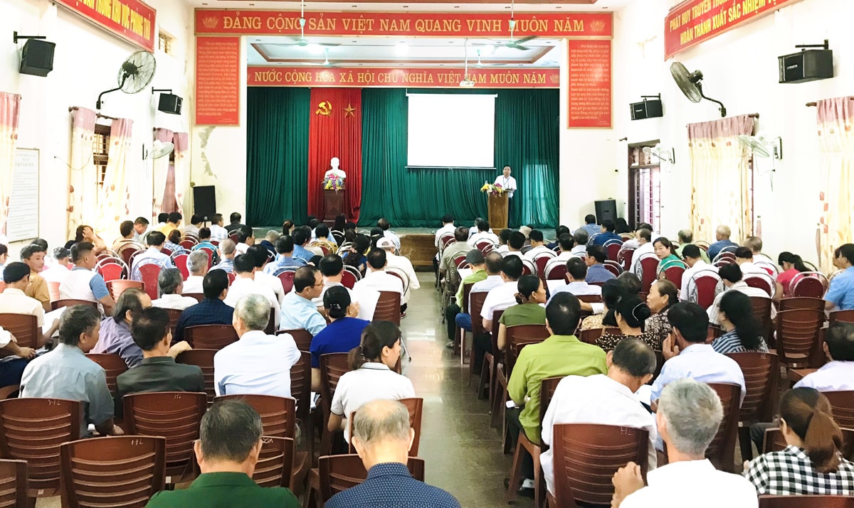 Ban Tôn giáo tỉnh tổ chức Hội nghị tập huấn công tác tín ngưỡng, tôn giáo năm 2023. Ảnh tư liệu: Thu Trang