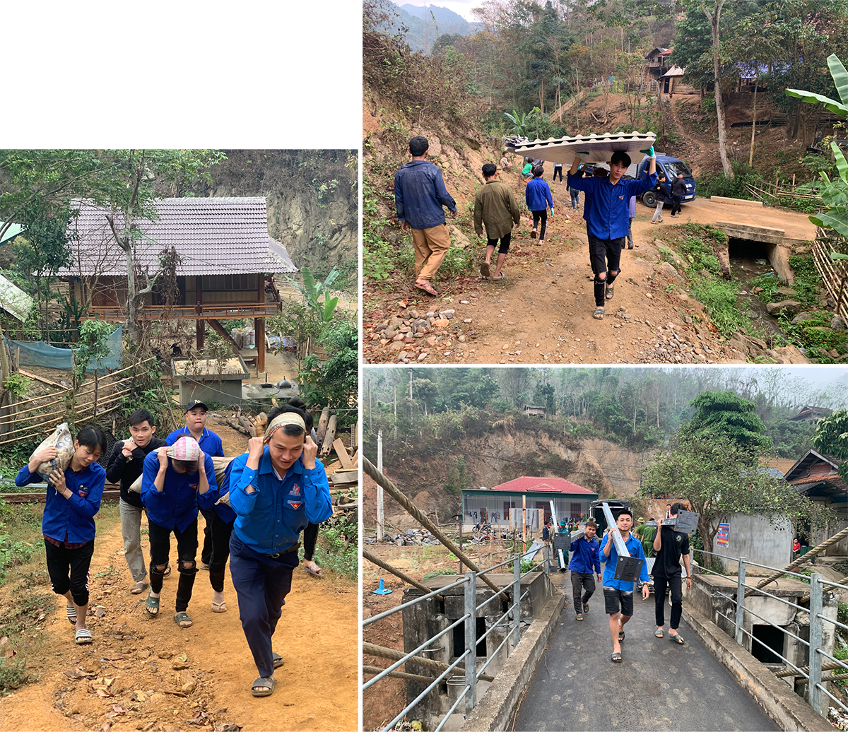 Tuổi trẻ Kỳ Sơn đã góp phần đồng hành cùng địa phương trợ giúp người dân xây dựng 1.087 nhà ở dành cho hộ nghèo, hộ khó khăn được Bộ Công an, các đơn vị hỗ trợ.