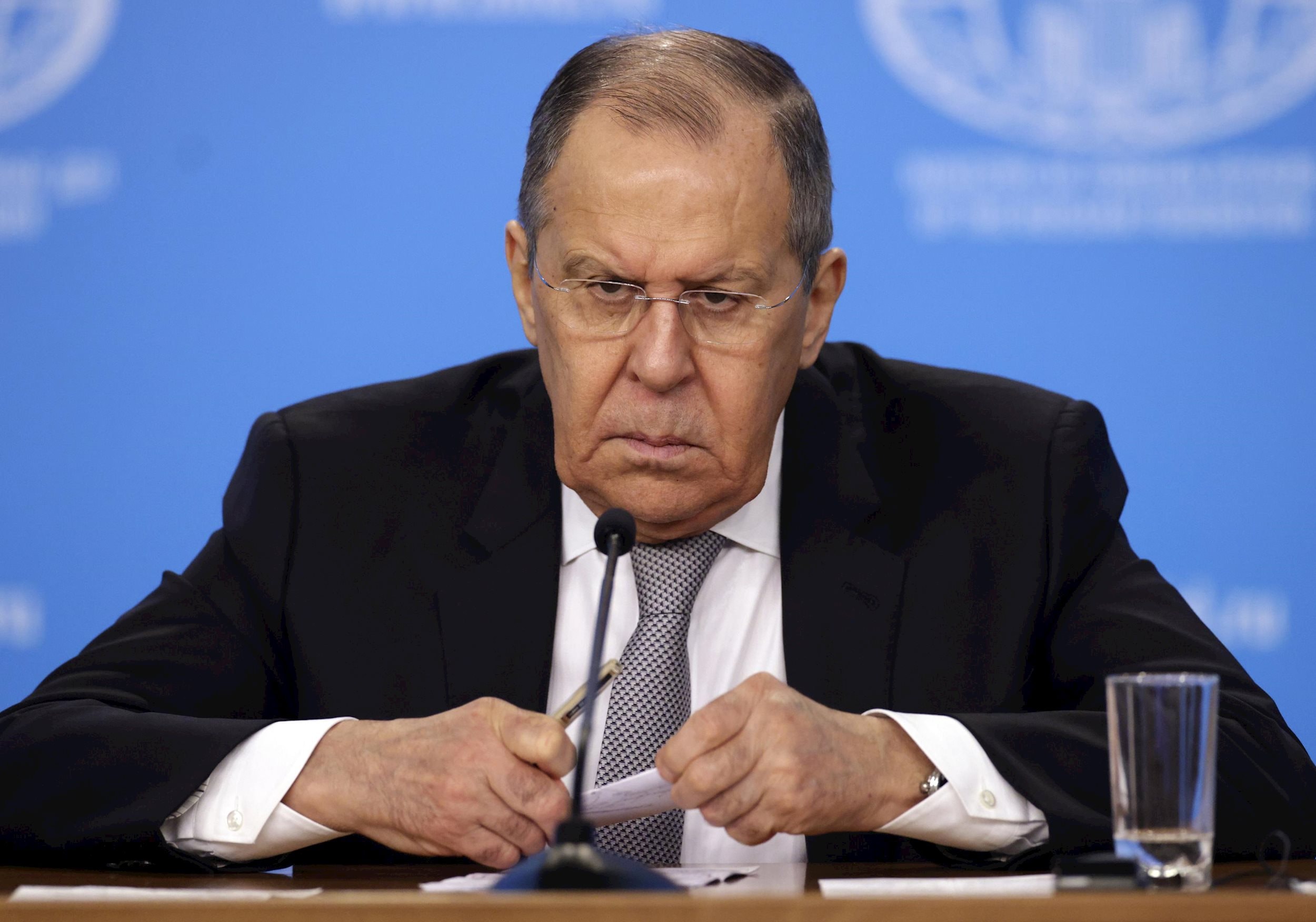 Ngoại trưởng Nga Sergey Lavrov. Ảnh: AP