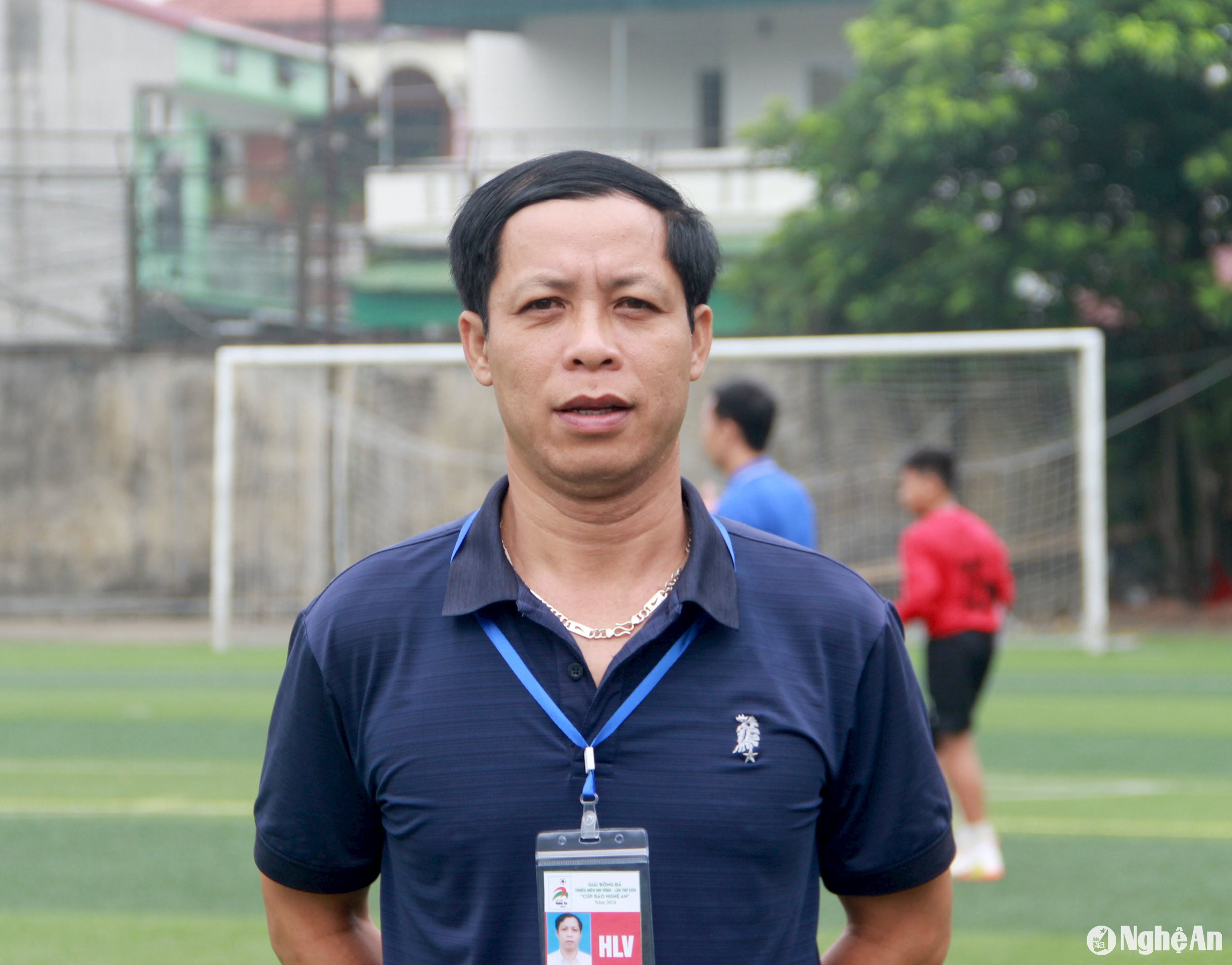 Huấn luyện viên Văn Đức Trí - huyện Con Cuông. Ảnh: Quang An