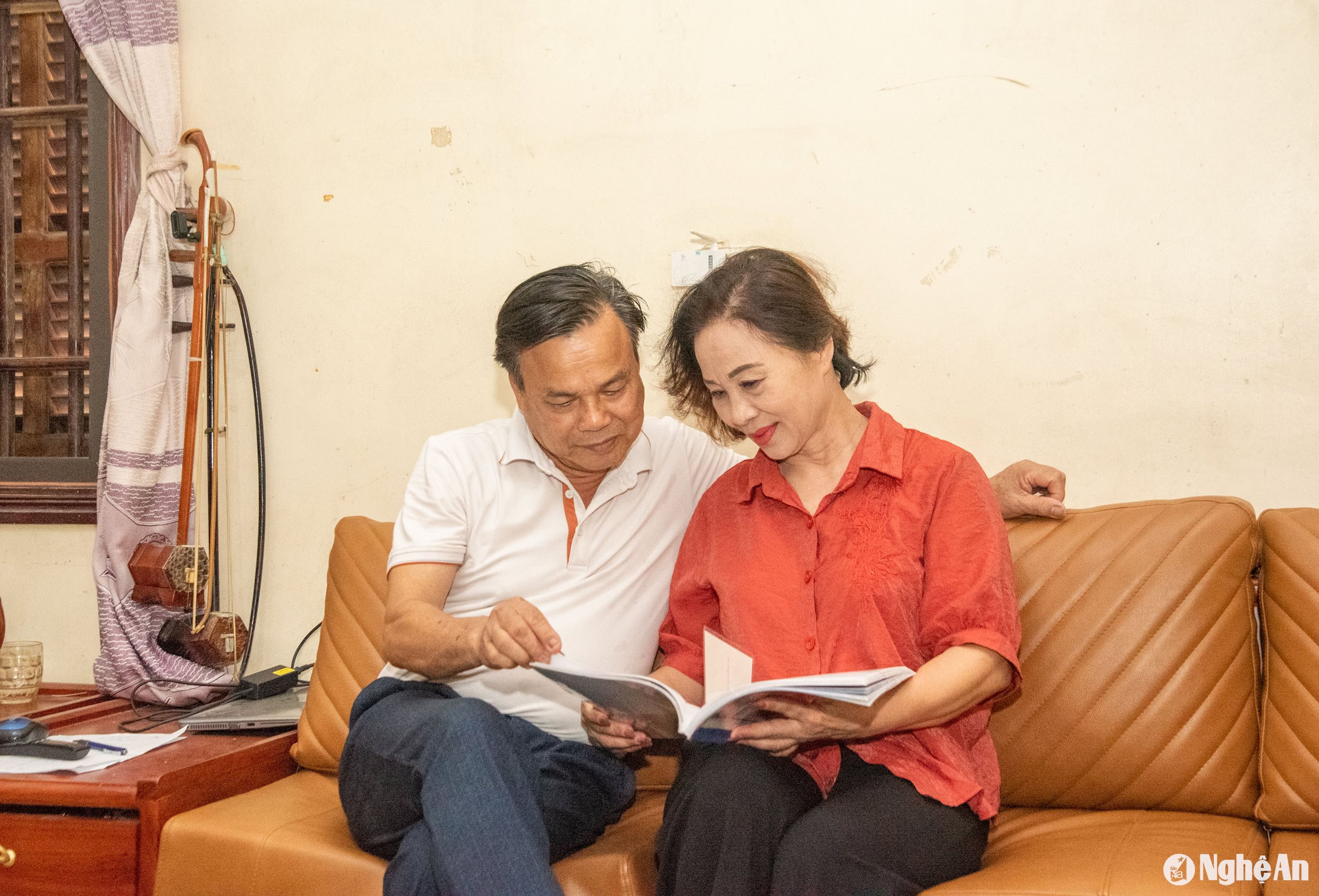 Vợ chồng bà Nguyễn Thị Lê - ông Lê Xuân Hiển