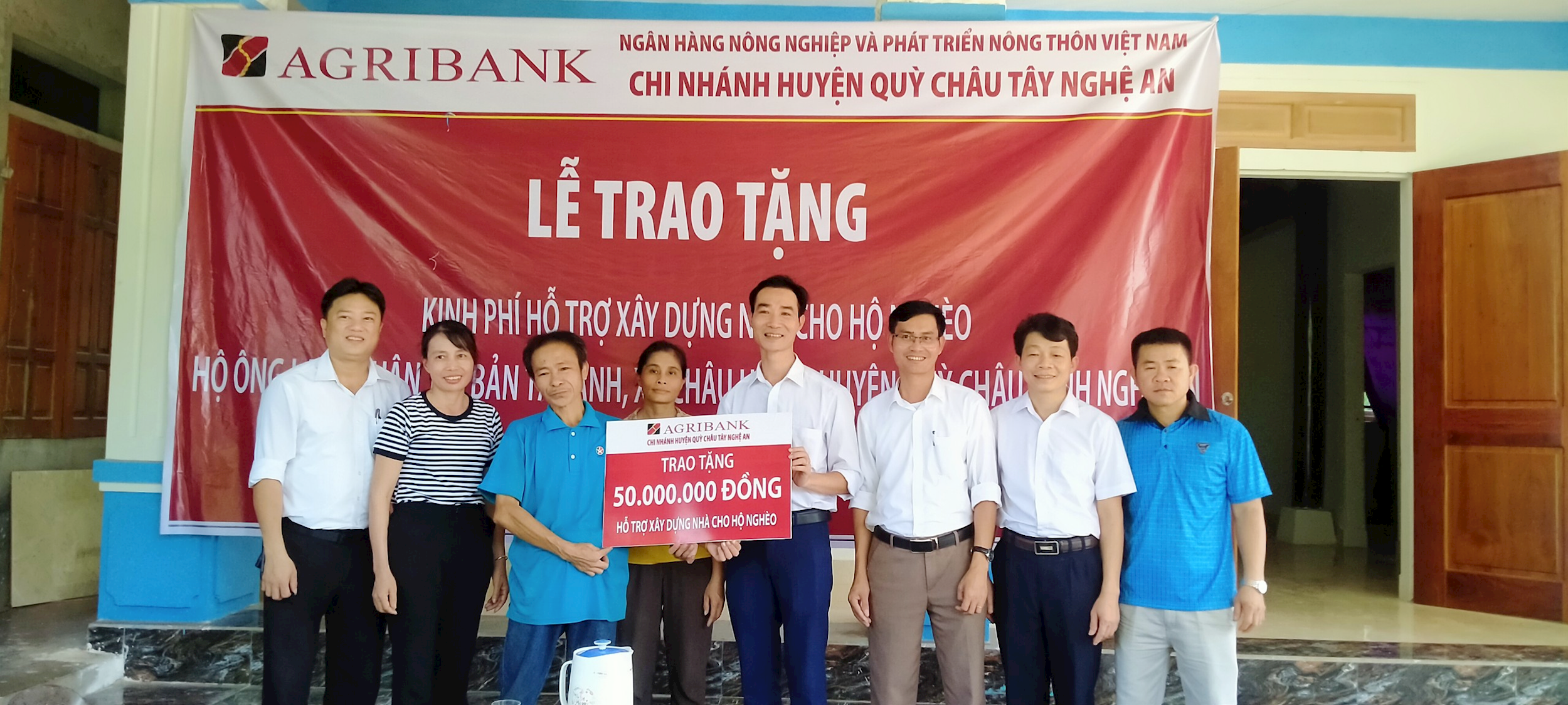 bna-Trao kinh phí xây nhà cho hội viên nghèo tại Châu Hạnh