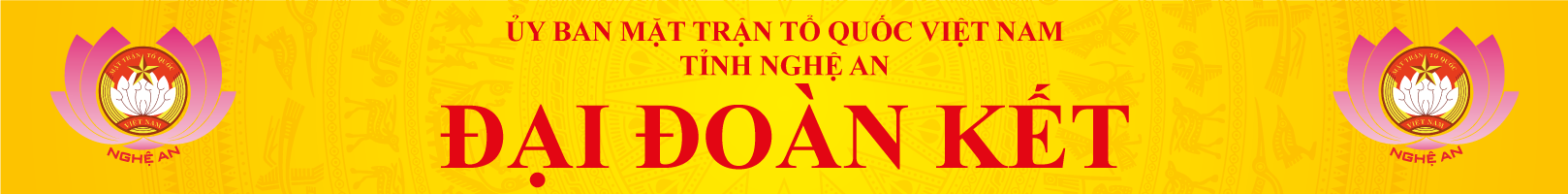 Banner Mặt trận tổ quốc