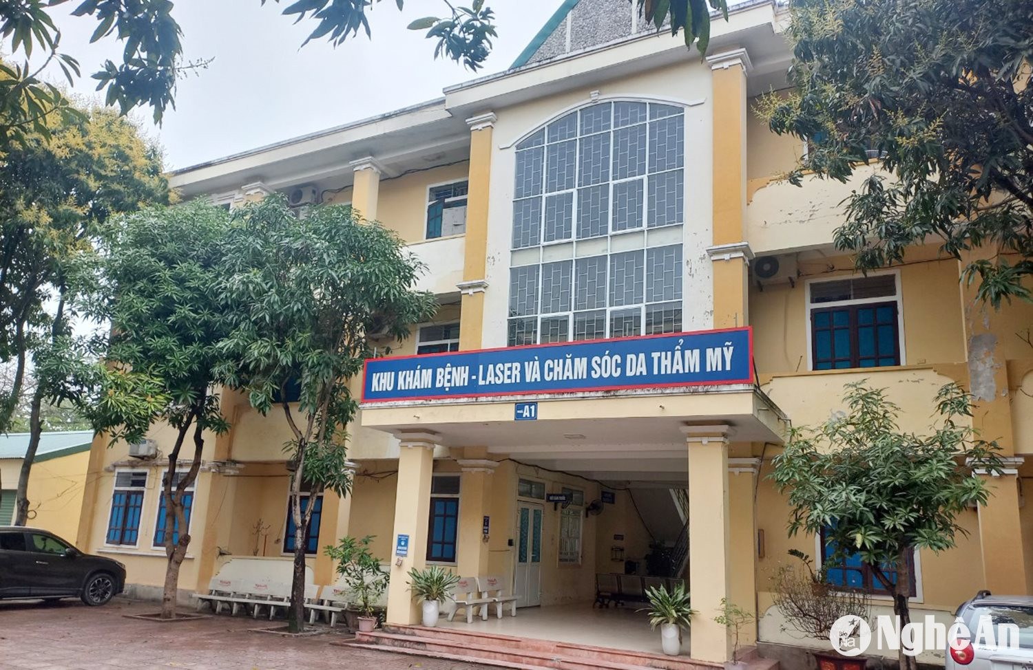 Bệnh viện Da liễu Nghệ An chưa thu hút được bệnh nhân nhất là những bệnh nhân có nhu cầu điều trị về da. Ảnh Thành Chung