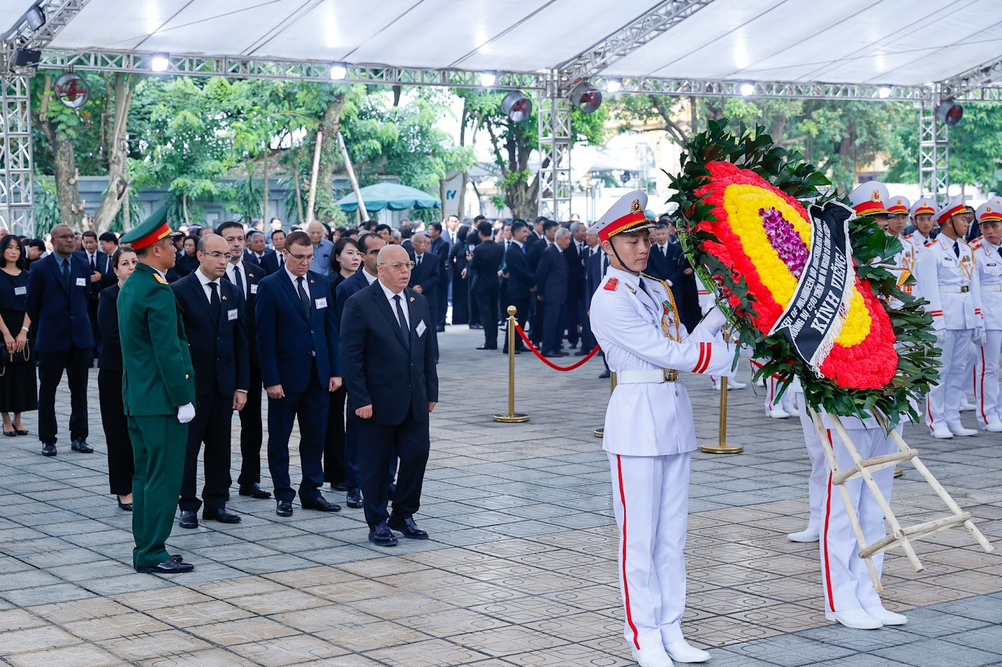 TỔNG THUẬT: LỄ QUỐC TANG TỔNG BÍ THƯ NGUYỄN PHÚ TRỌNG- Ảnh 30.