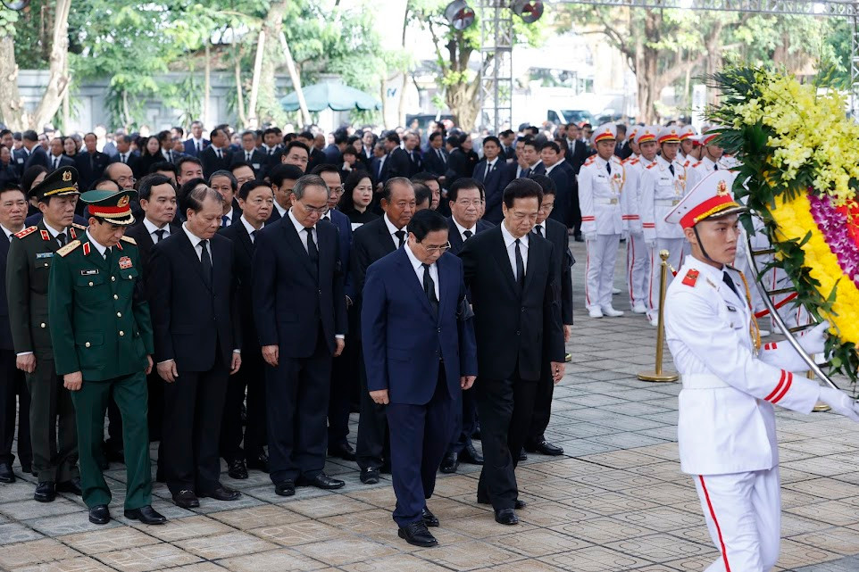 TỔNG THUẬT: LỄ QUỐC TANG TỔNG BÍ THƯ NGUYỄN PHÚ TRỌNG- Ảnh 14.