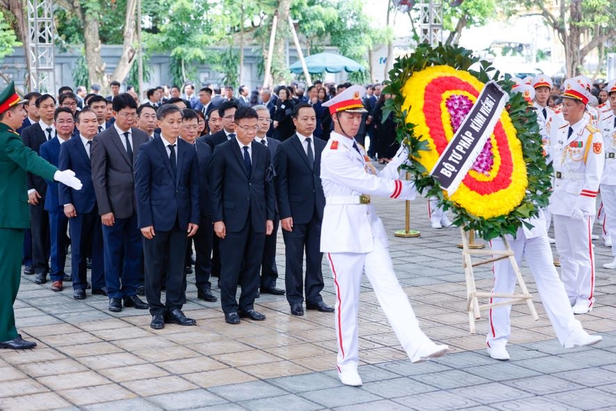 TỔNG THUẬT: LỄ QUỐC TANG TỔNG BÍ THƯ NGUYỄN PHÚ TRỌNG- Ảnh 23.