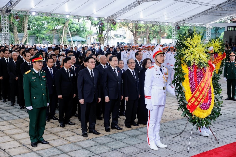 TỔNG THUẬT: LỄ QUỐC TANG TỔNG BÍ THƯ NGUYỄN PHÚ TRỌNG- Ảnh 16.