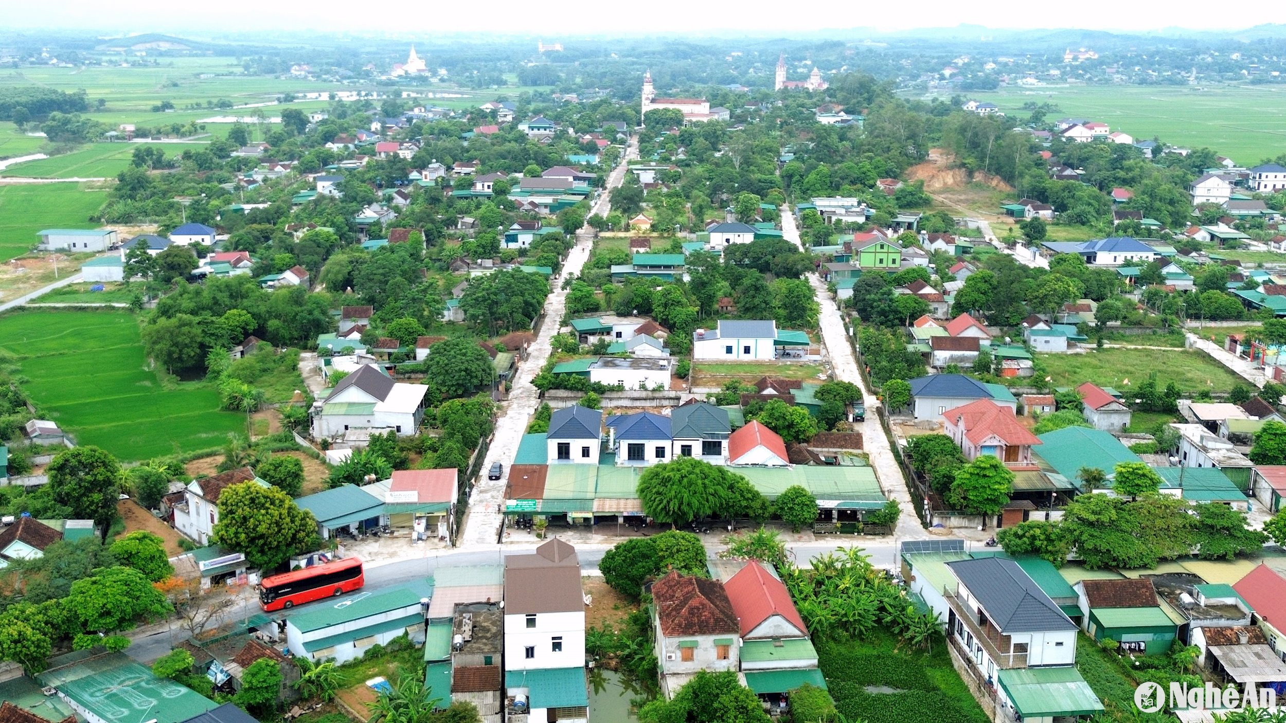 Xã Nghi Văn là địa phương đạt chuẩn NTM kiểu mẫu về giáo dục đầu tiên của huyện Nghi Lộc. Ảnh Xuân Hoàng