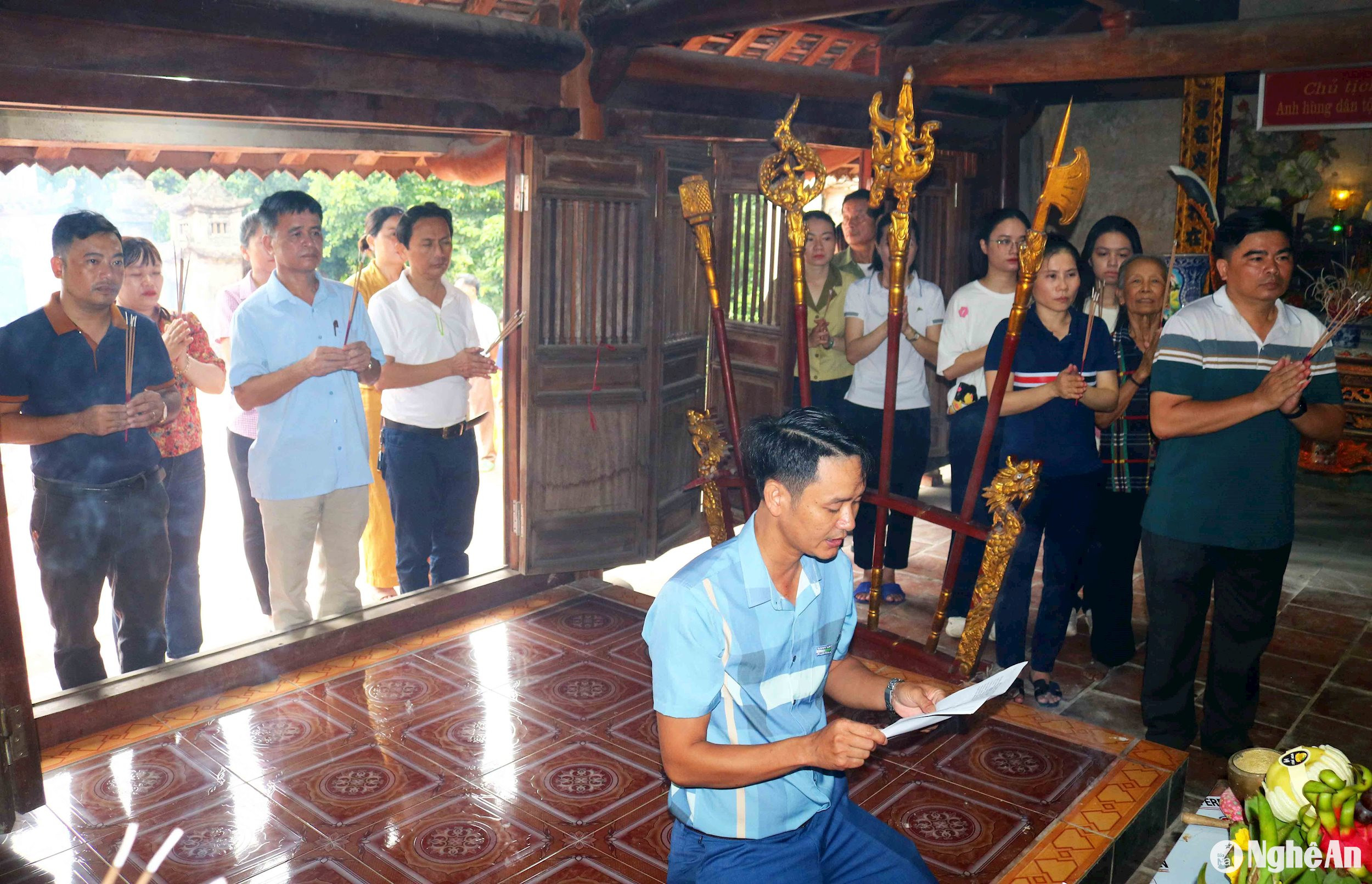 đền thờ Nguyễn Biểu là một biểu tượng của tấm lòng trung nghĩa với vua, với nước và khí phách bất khuất của kẻ sĩ đất Hồng Lam, được người dân vô cùng kính ngưỡng, và là nơi sinh hoạt văn hoá tín ngưỡng, tâm linh của nhân dân và du khách thập phương. Người dân vẫn còn truyền tụng nhiều câu chuyện về sự linh thiêng của đền thờ Nguyễn Biểu./.