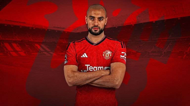 Sofyan Amrabat: Manchester United sign midfielder from Fiorentina on loan with £21.4m option to buy | Football News | Sky Sports