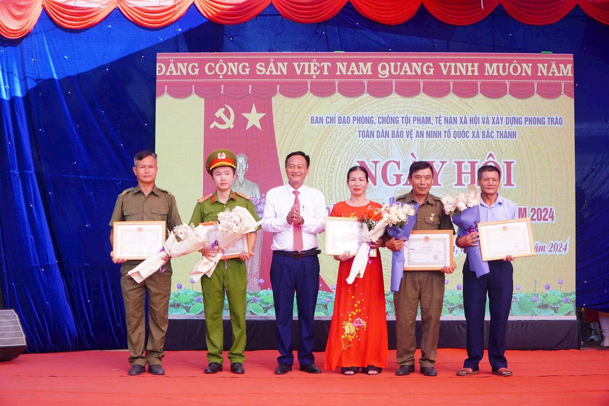 Hội Cựu chiến binh xã Bắc Thành được nhận Giấy khen của Chủ tịch UBND xã vì có nhiều thành tích xuất sắc trong phong trào 