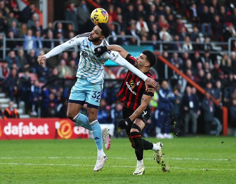 Football: Soccer-Hudson-Odoi stunner earns Forest draw at 10-man Bournemouth | The Star