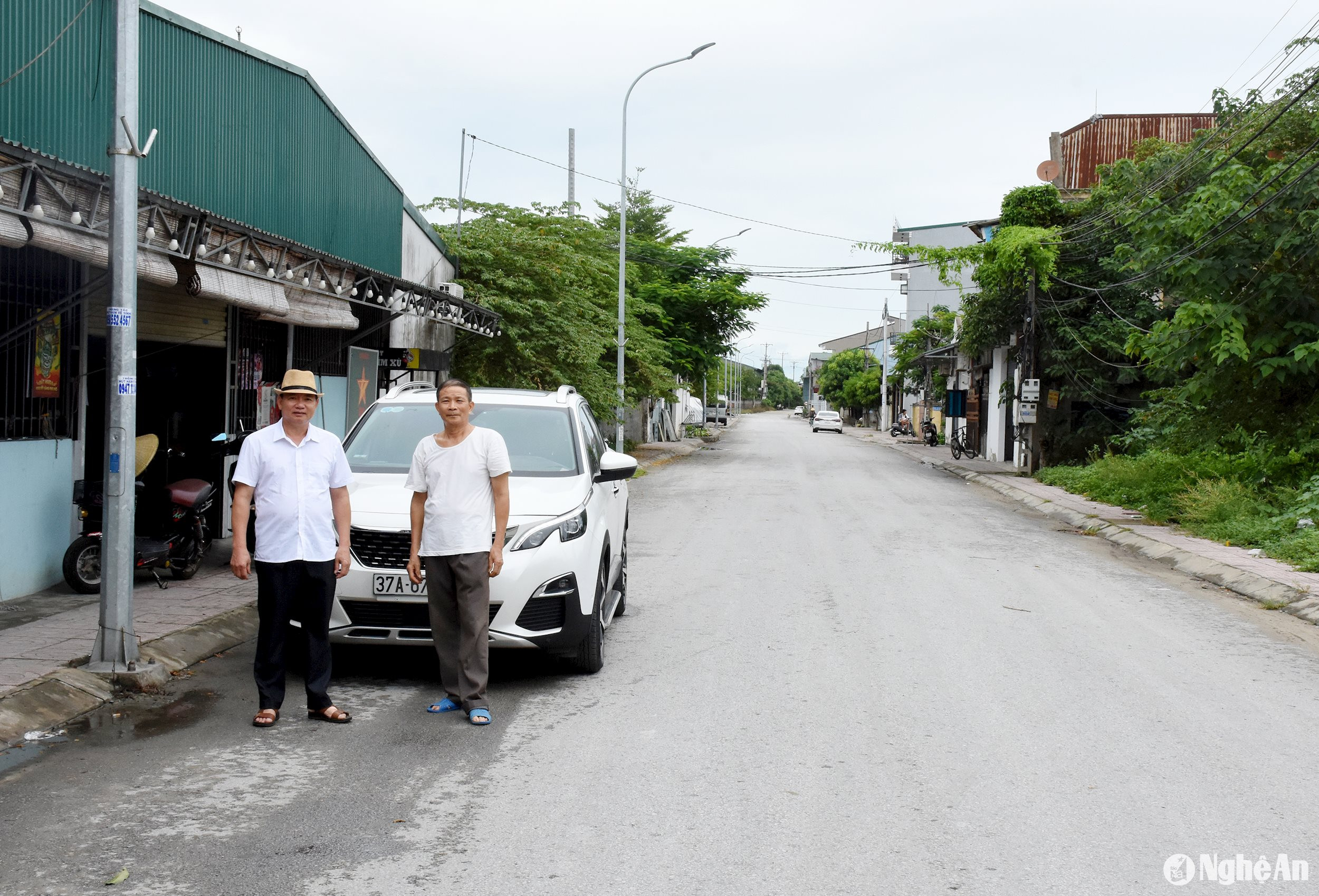 Tuyến đường mang tên Nguyễn Ngô Dật ở phường Vinh Tân (TP.Vinh). Ảnh: Công Kiên