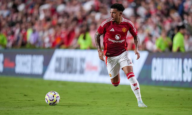 Erik ten Hag reveals new plans for Jadon Sancho after giving the Man United boss plenty to think about in pre-season defeat to Liverpool | Daily Mail Online