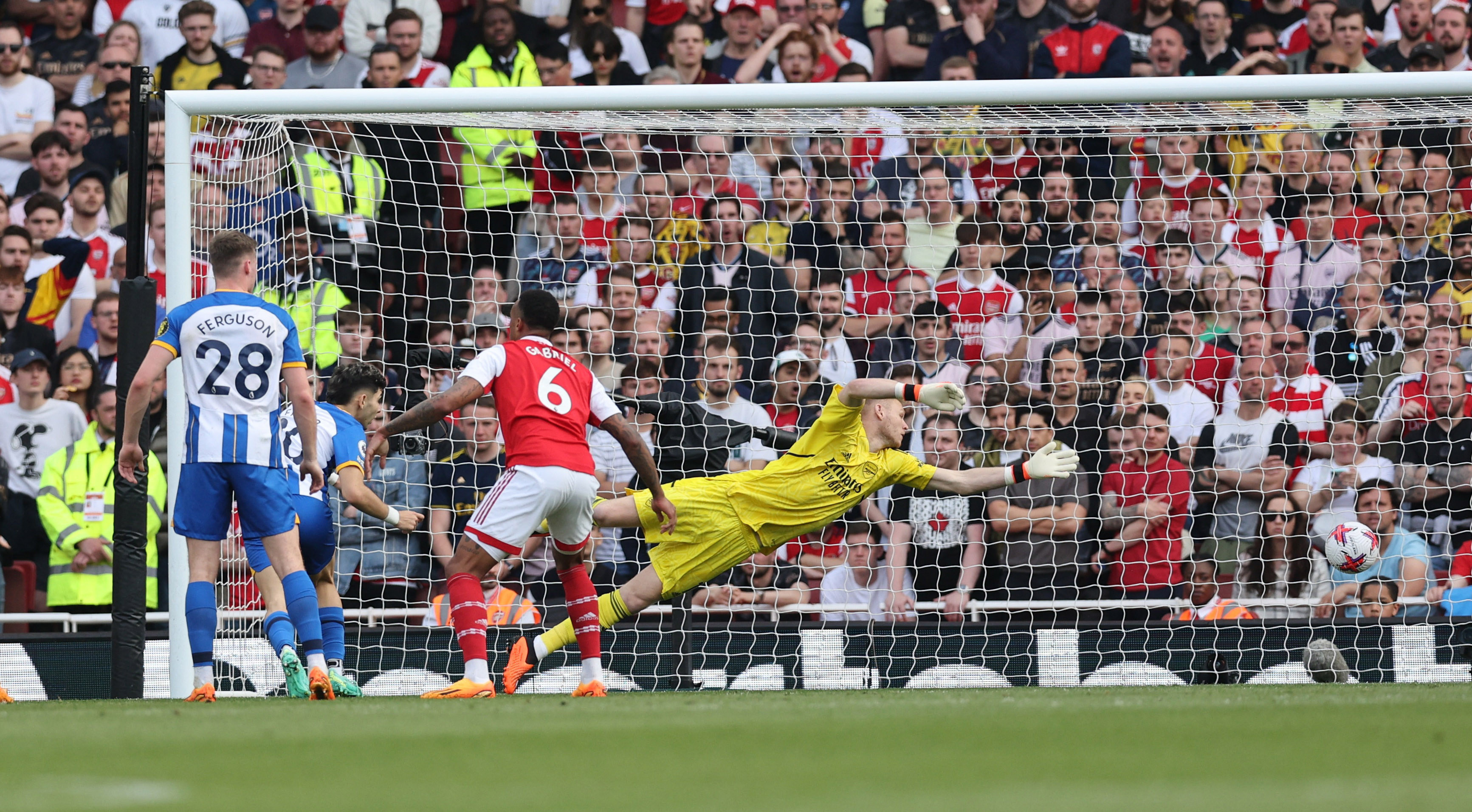 Arsenal hopes crushed by Brighton as Man City on the brink of title | Reuters