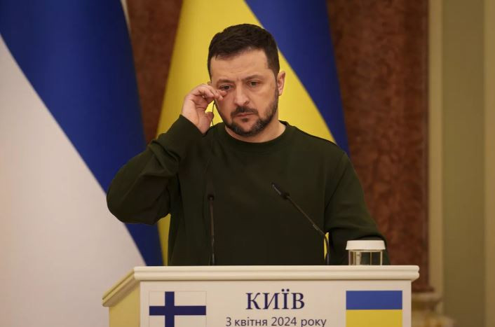 Ông Zelensky trọng một sự kiện.