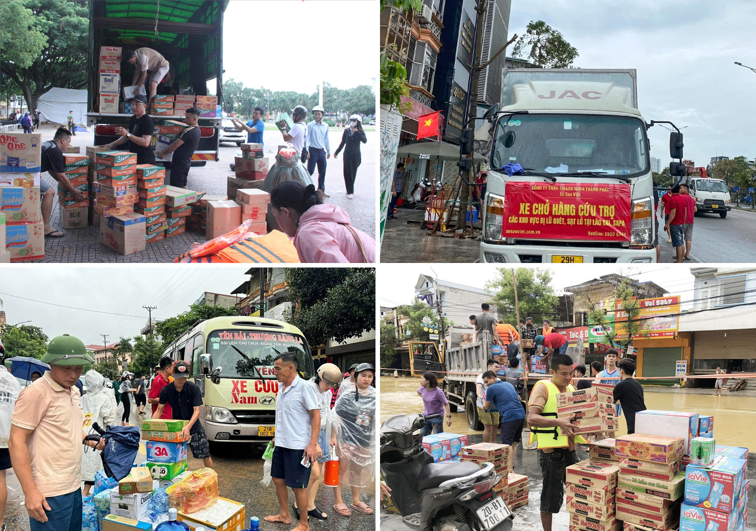 Người dân cả nước chung tay hỗ trợ đồng bào vùng bị ảnh hưởng do bão số 3. Ảnh minh họa: nguồn tư liệu