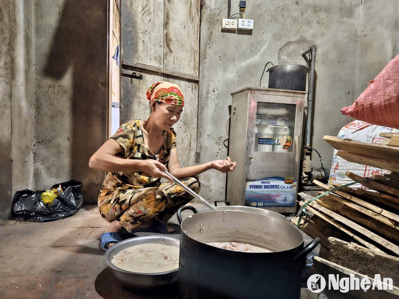 nấu cháo