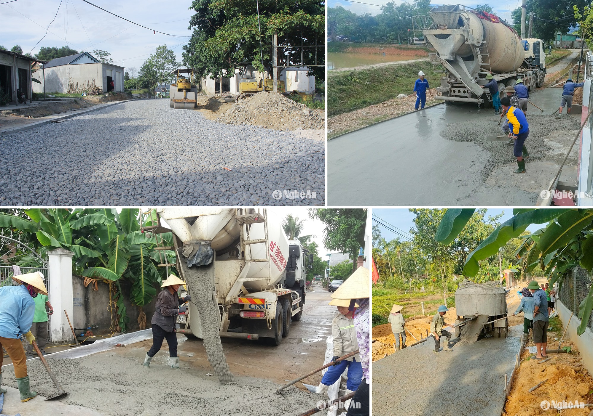 Các địa phương quan tâm làm tốt công tác dân vận trong xây dựng nông thôn mới Ảnh: Mai Hoa