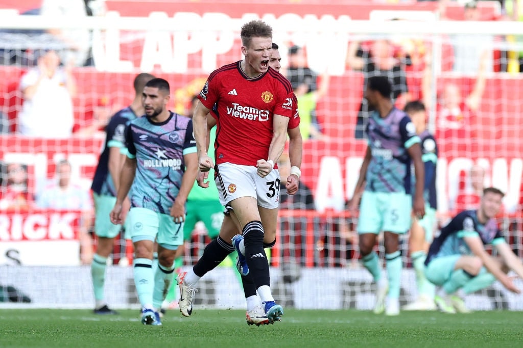 Man Utd vs Brentford LIVE: Premier League result and final score as Scott McTominay scores twice late on | The Independent