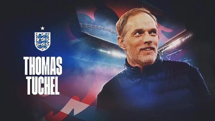 Thomas Tuchel trở thành HLV Đội tuyển Anh.