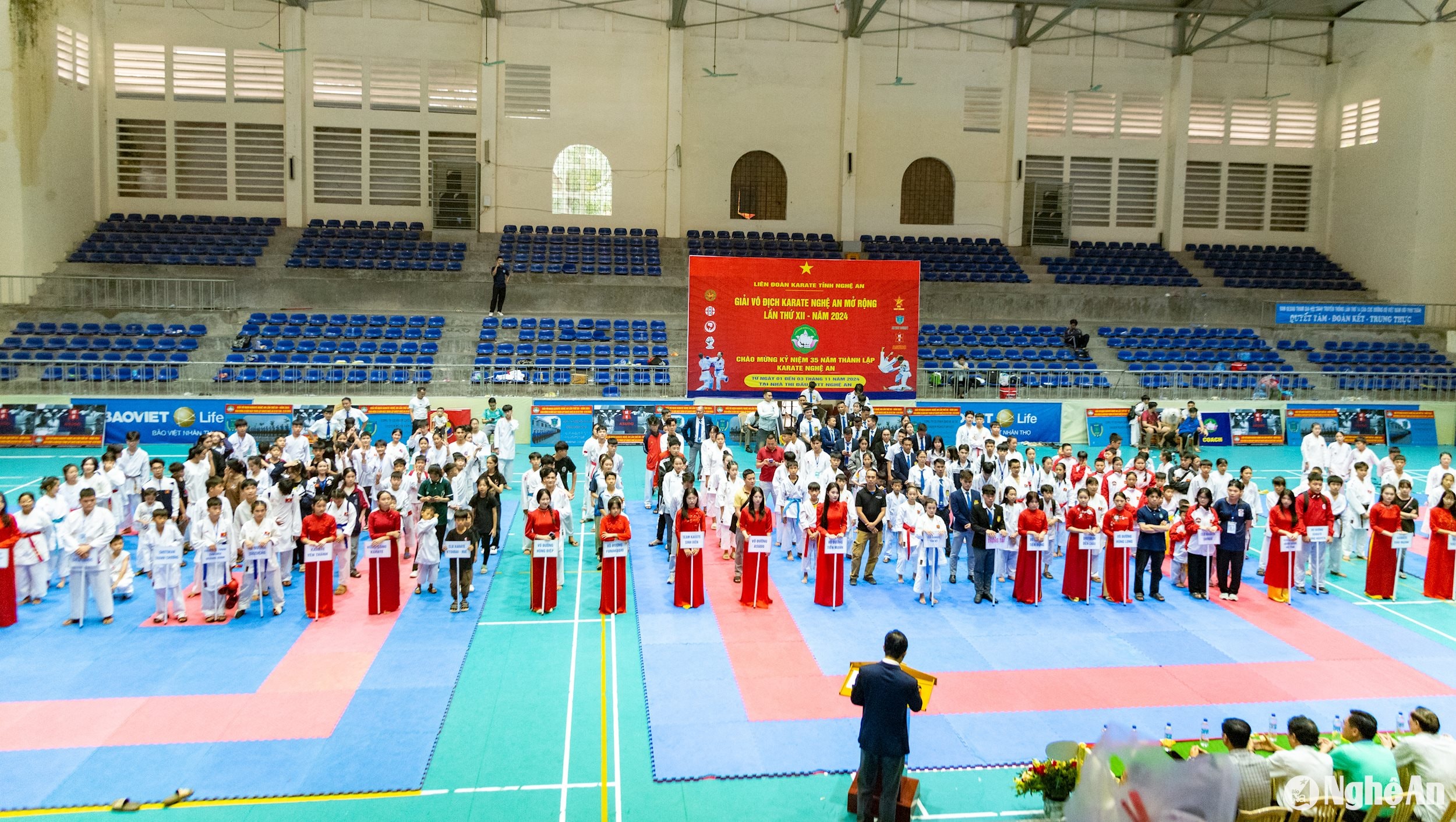 Giải vô địch Karate Nghệ An mởi rộng