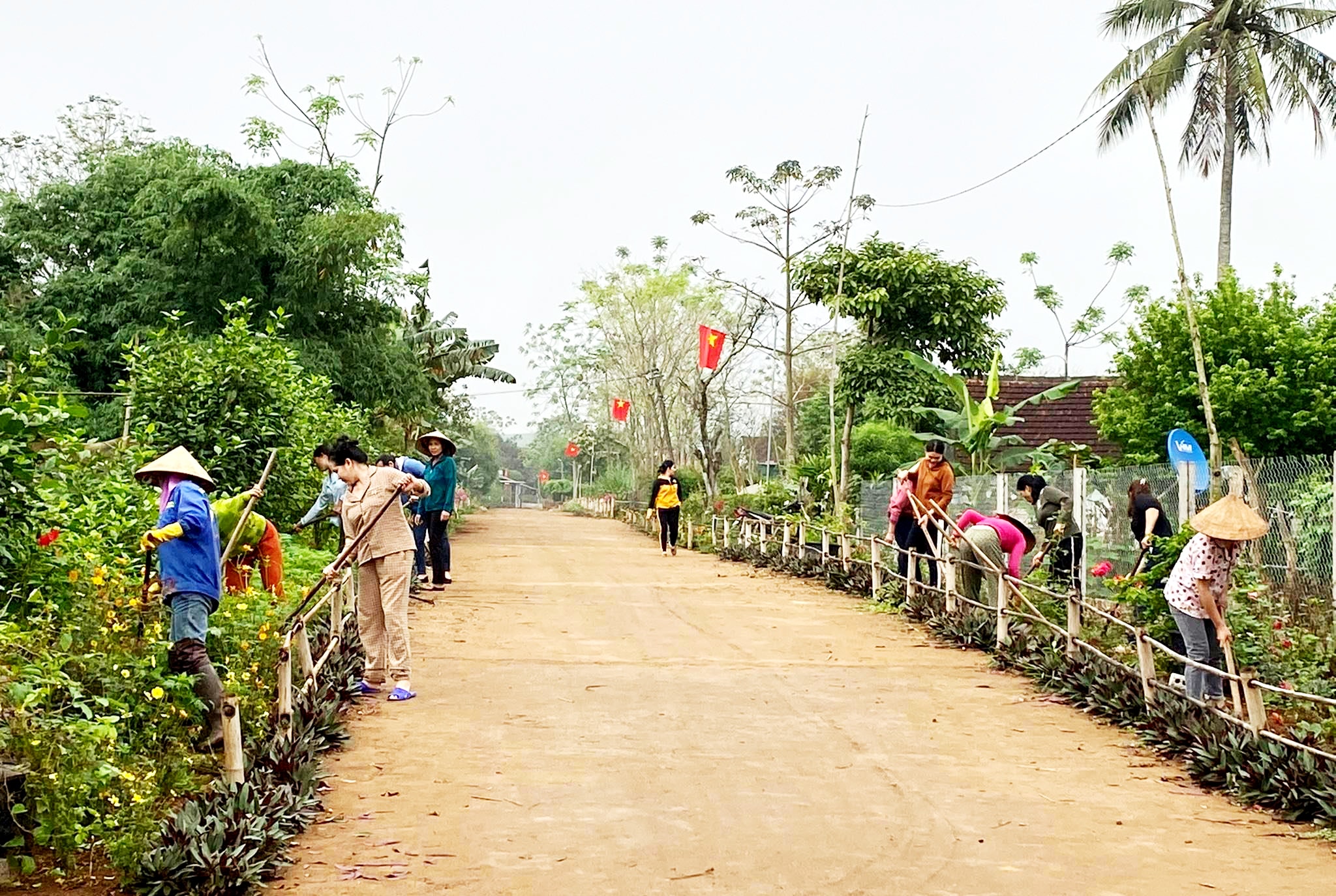 Những con đường chung sức dân ở Nghĩa Đàn 