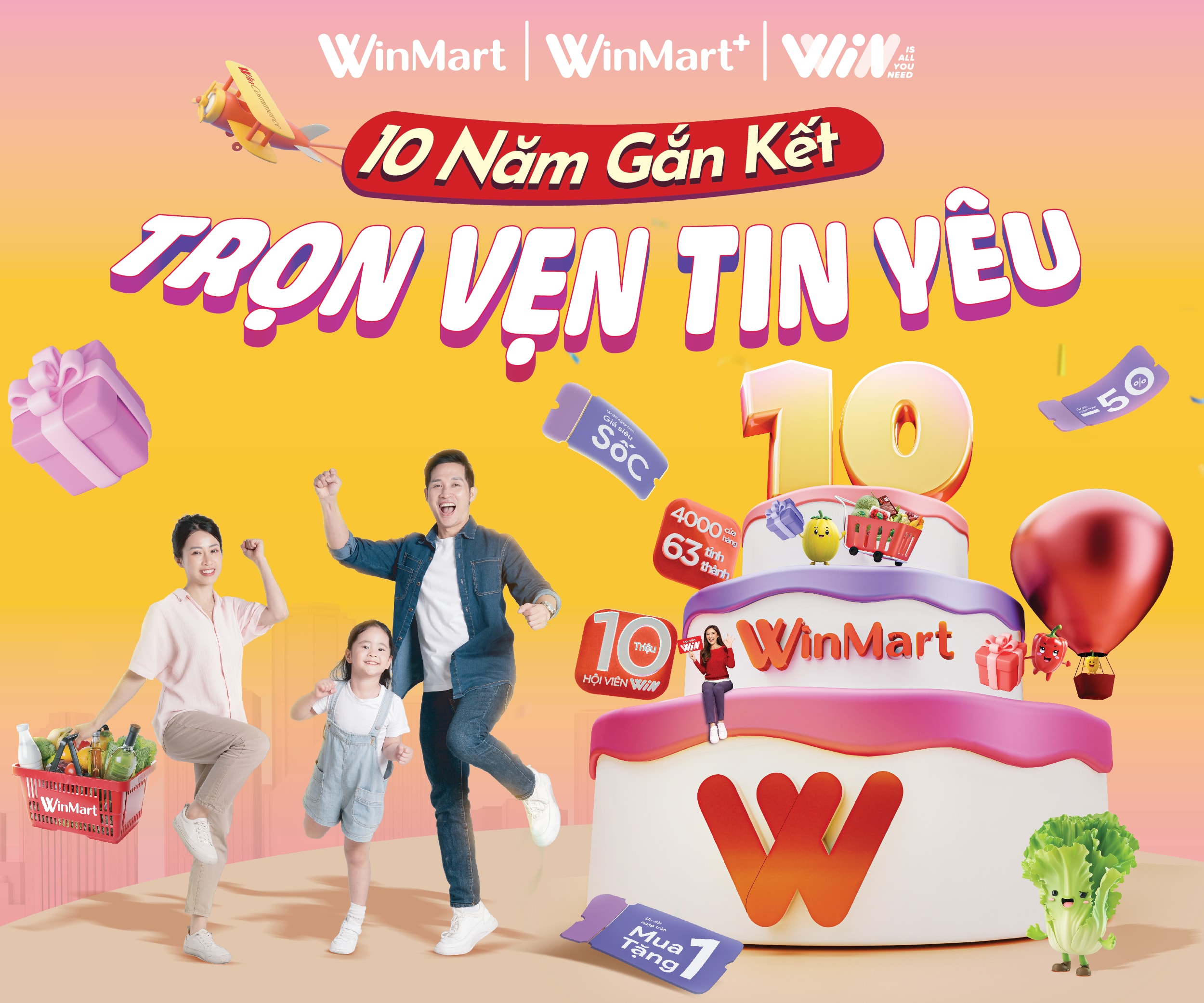 Chương trình ưu đãi mừng sinh nhật WinMart lớn nhất trong năm