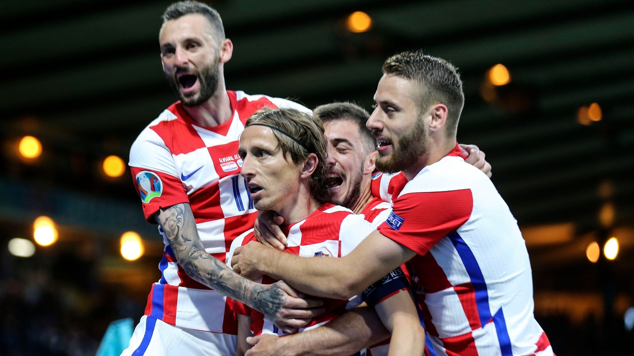 Croatia 3-1 Scotland: Luka Modric scores stunner as Scotland bow out of Euro 2020 at Hampden Park | Football News | Sky Sports