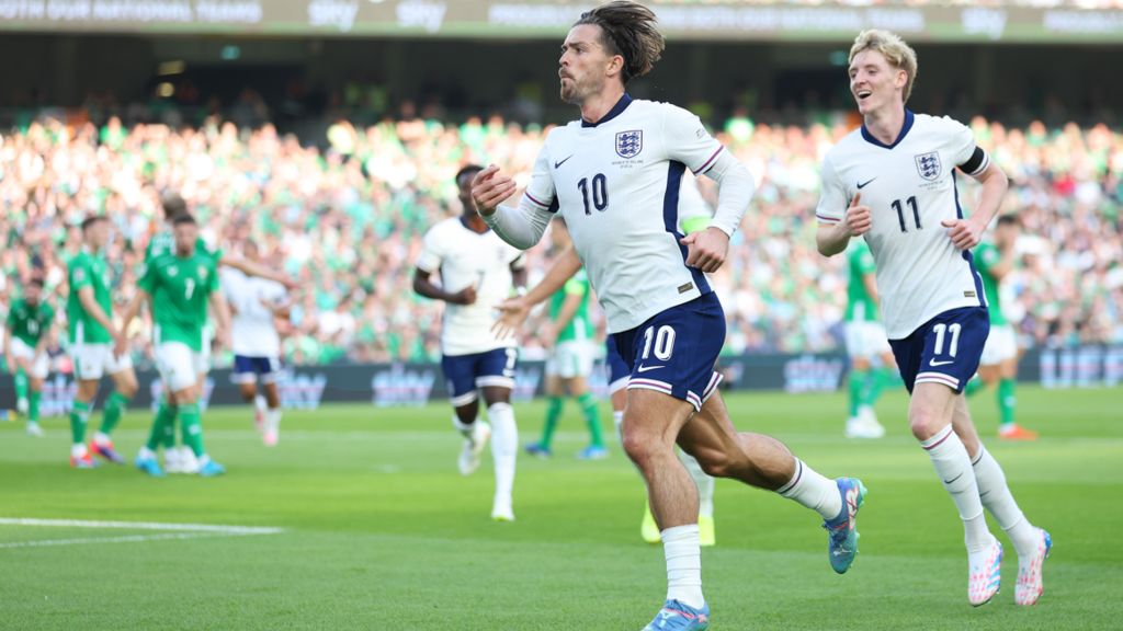 Republic of Ireland 0-2 England: UEFA Nations League - Declan Rice and Jack Grealish score for Lee Carsley's side - BBC Sport