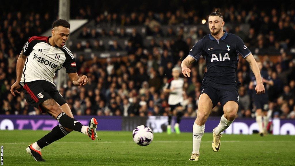 Fulham 3-0 Tottenham Hotspur: Rodrigo Muniz scores twice to dent Spurs top-four hopes - BBC Sport