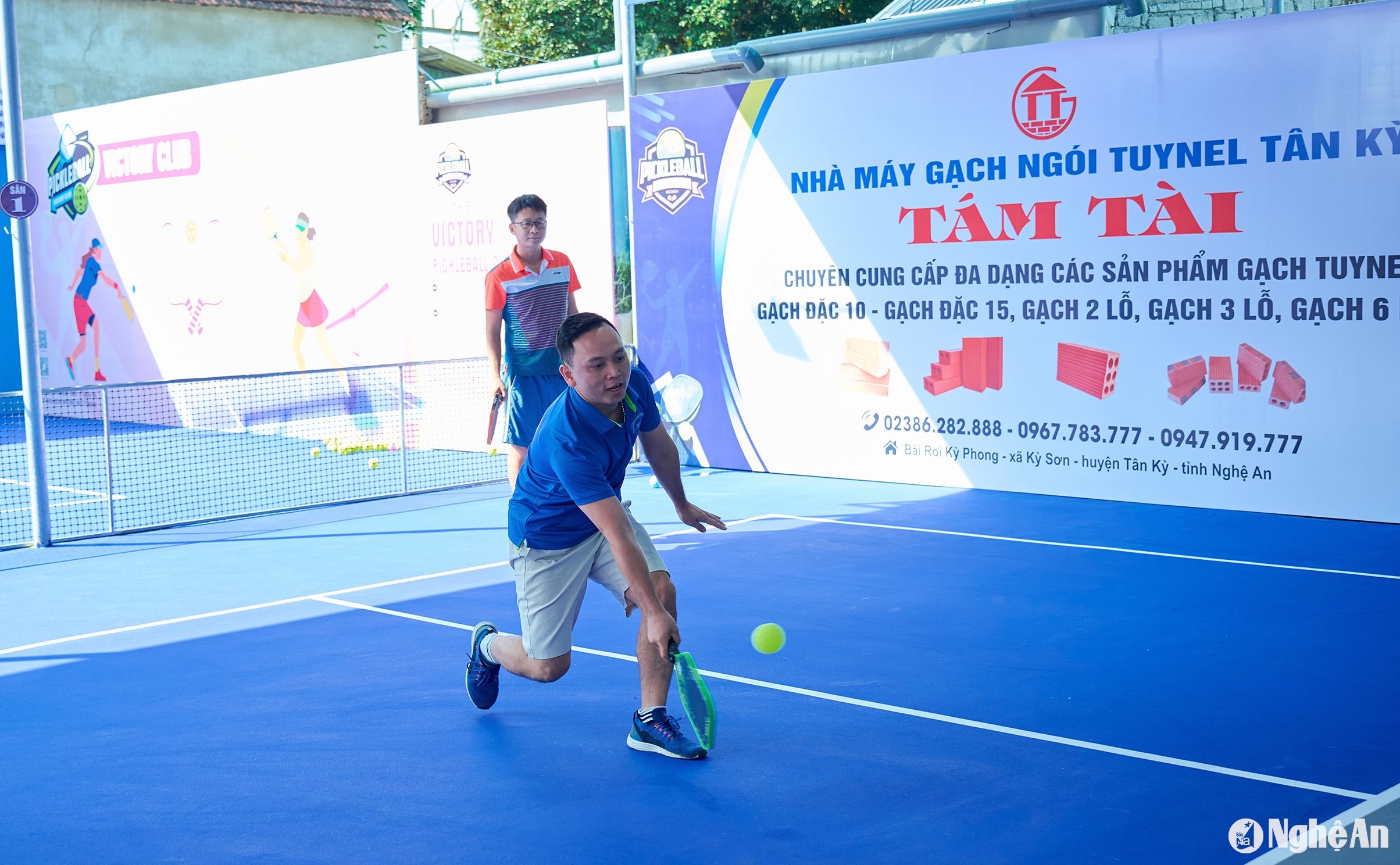 Môn pickleball ngày càng được ưa chuộng. Ảnh: Q.A