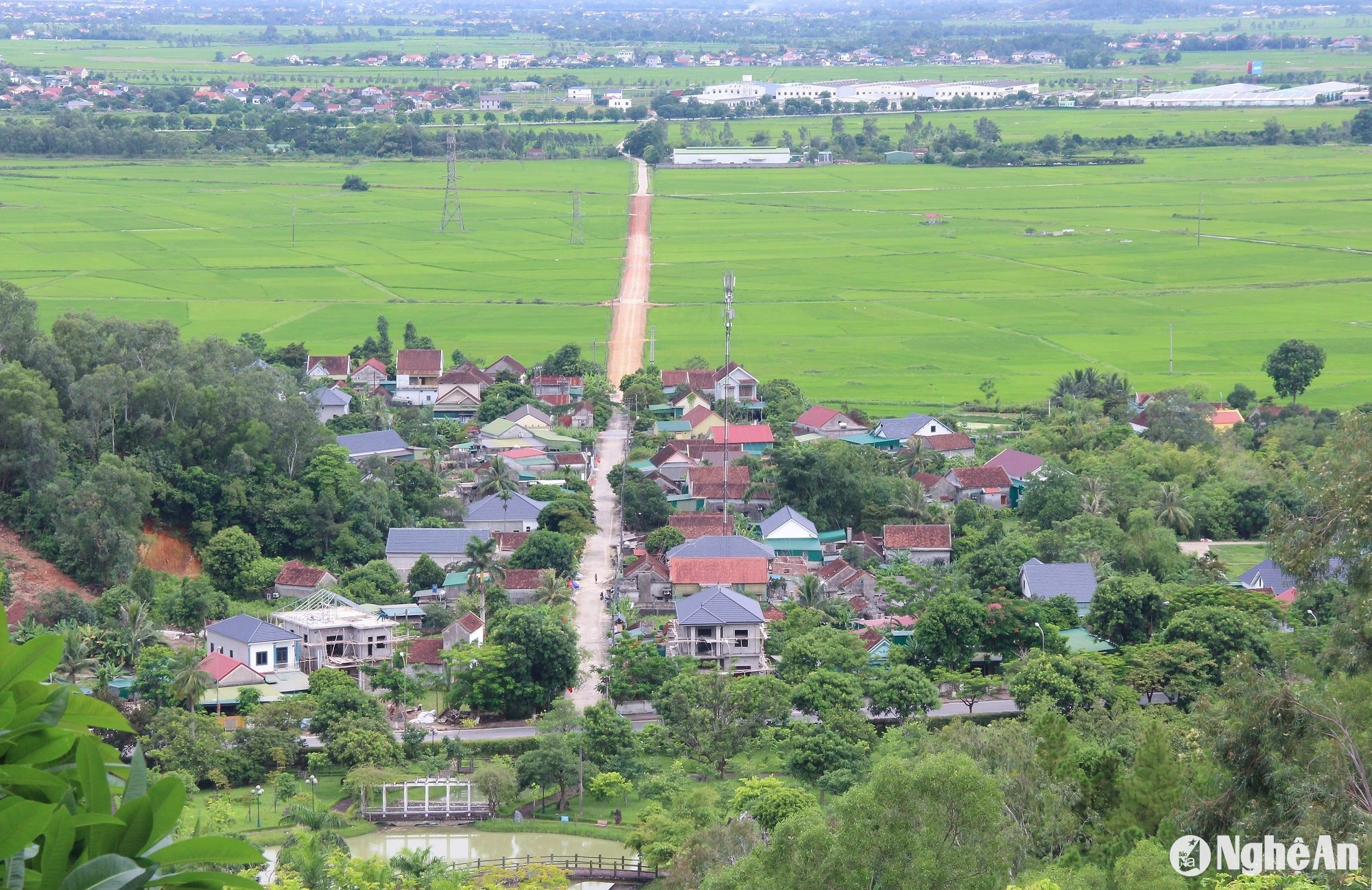 Một góc nông thôn mới xã Nam Giang