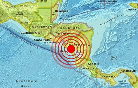 Động đất ở Nicaragua lan sang nhiều nước | Báo Pháp Luật TP. Hồ Chí Minh