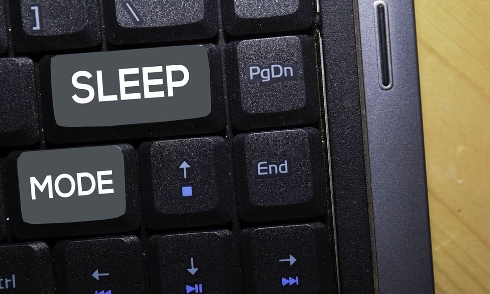 Chế độ Sleep mode trên máy tính xách tay